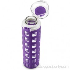 Ello Syndicate BPA-Free Glass Water Bottle with Flip Lid, 20 oz 554865629